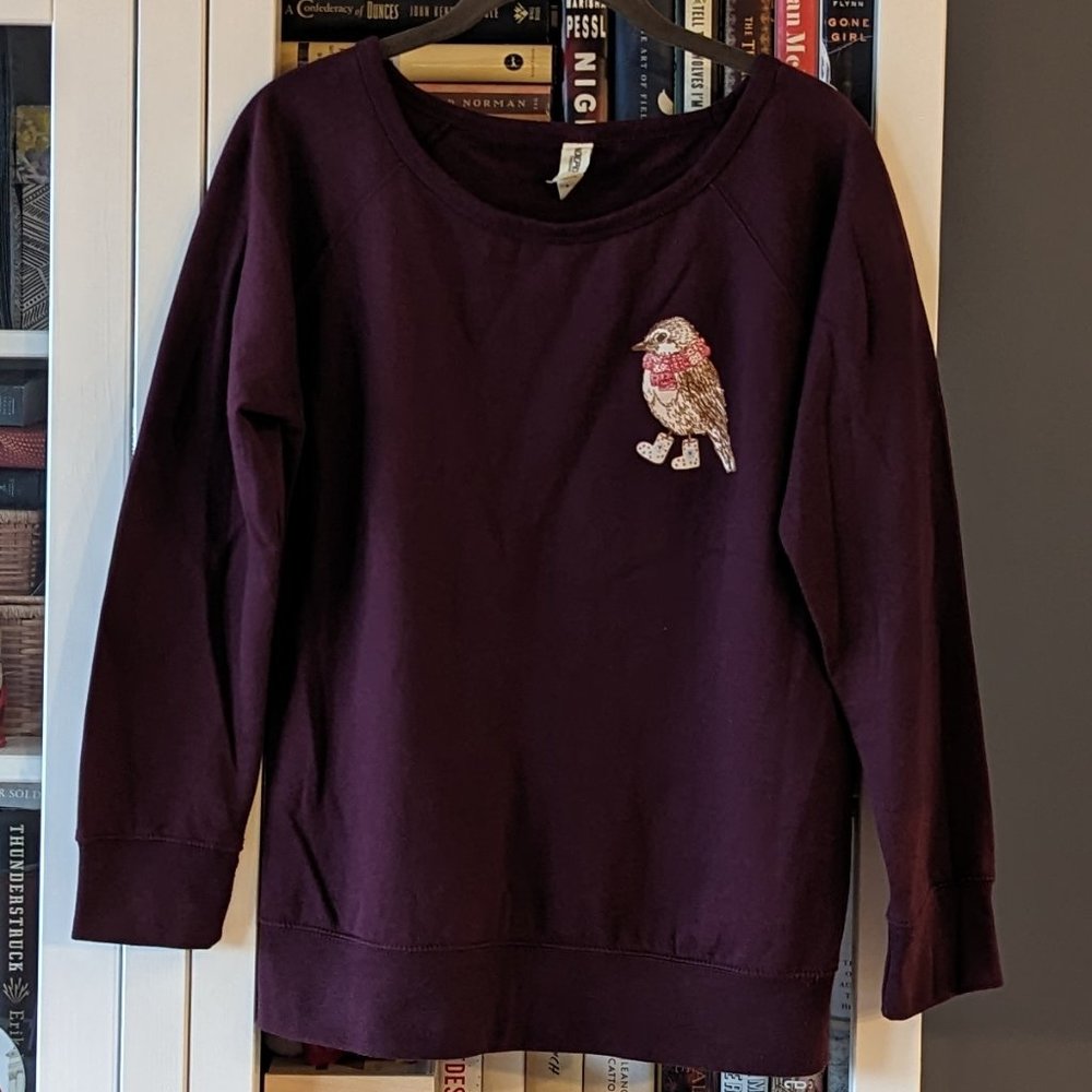 Cute & Cozy Graphic Sweatshirt // by Independent Trading Company // Size M